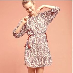 Anthropologie Zharah Peasant Dress